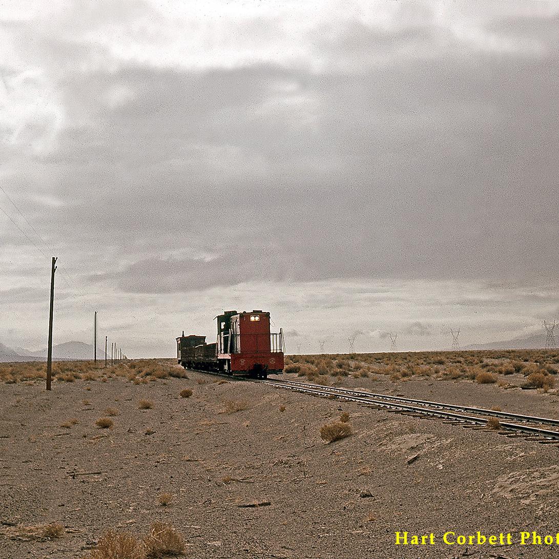 Diesel #1 And Train Approaching Kearsarge From South