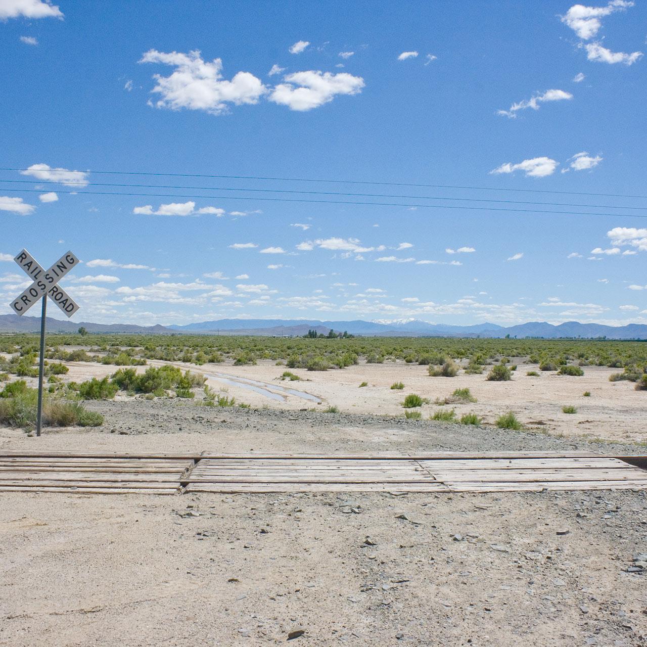 Crossing at Cleaver, facing south.