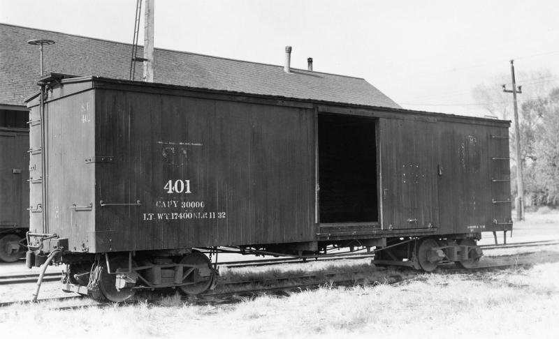 Boxcar #401 in Laws.