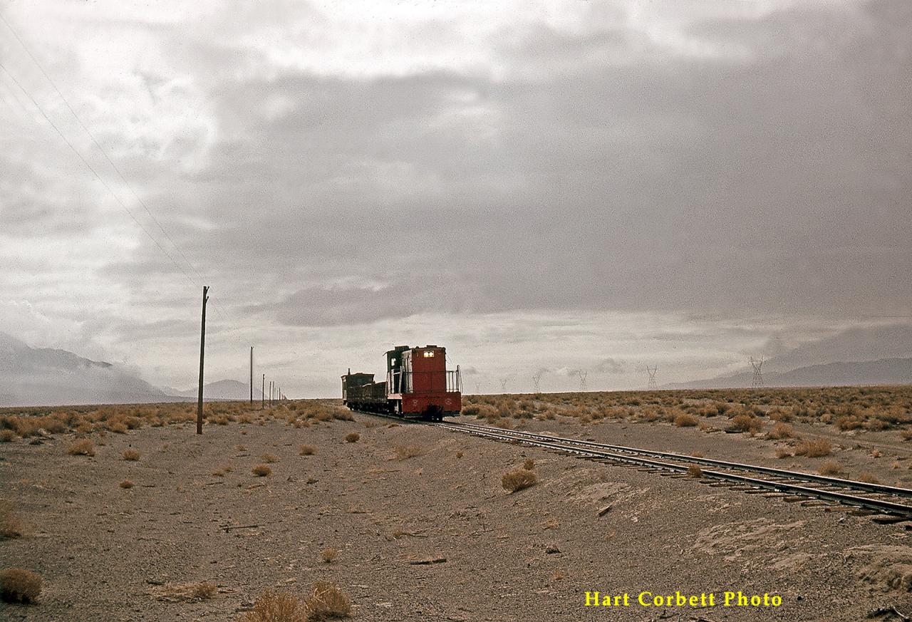 Diesel #1 And Train Approaching Kearsarge From South