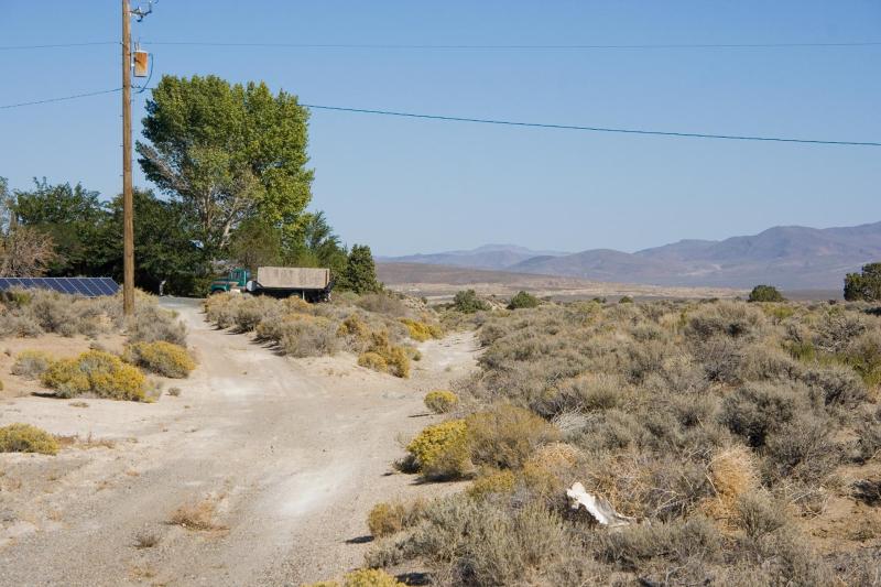 C&C ROW crossing highway 341, looking east.