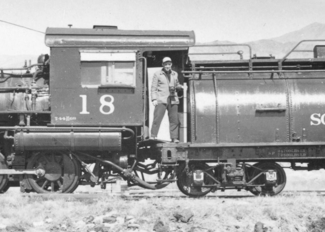 Crop of #18's cab and Cliff Grandt