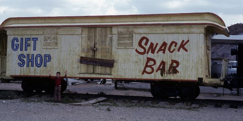 Baggage car at Gold Strike Casino, Las Vegas.