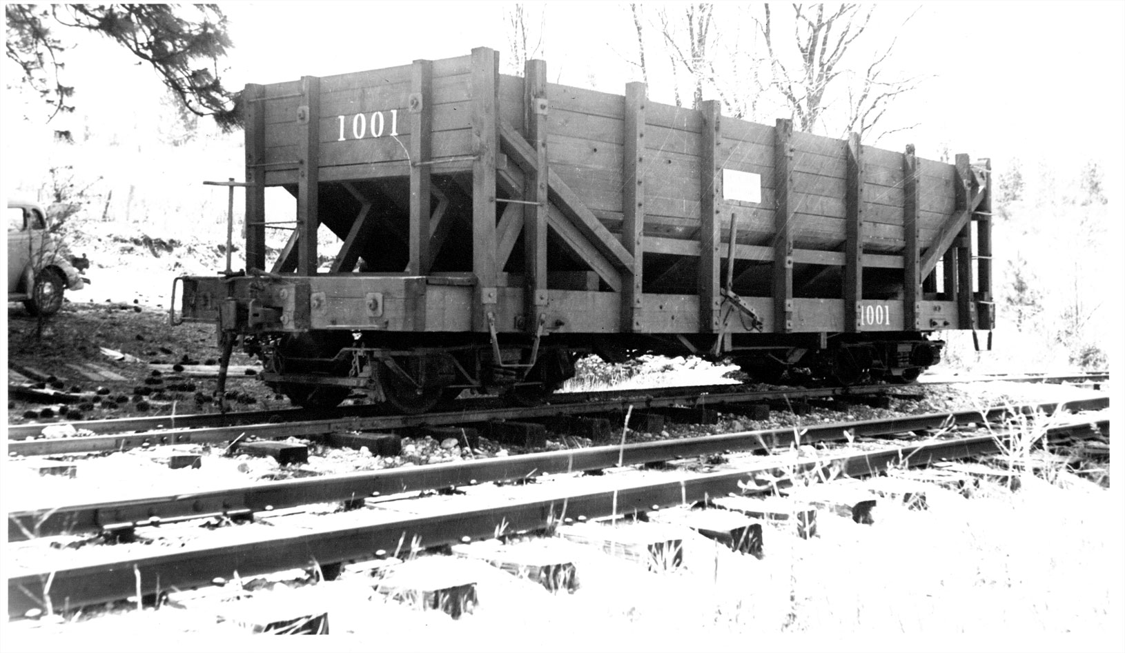 Ballast Car #1001 at Peardale