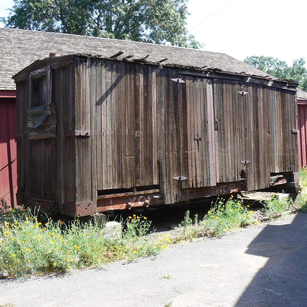 Body of boxcar #1 at Railtown, 2009.