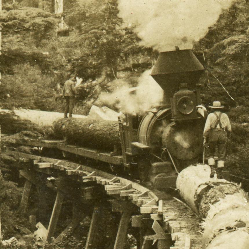 Crop of "Mountaineer" from Keystone Stereoview #