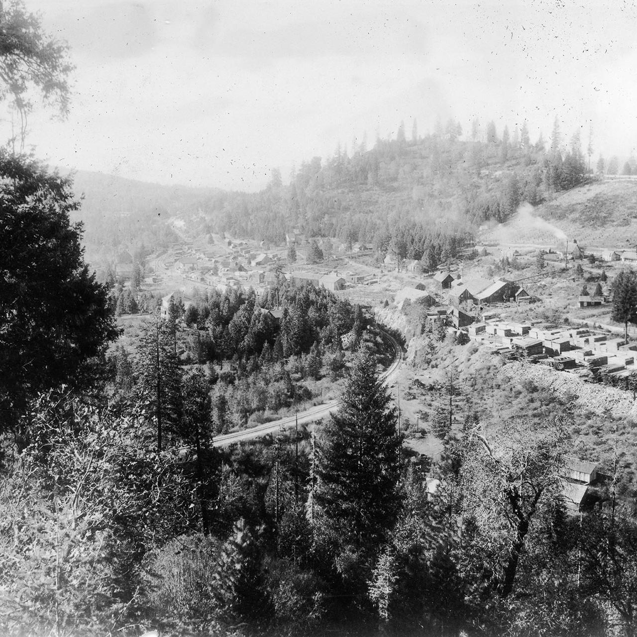 The town of Towle from the northeast.