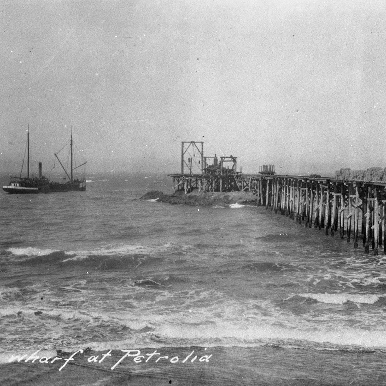 Wharf at Petrolia