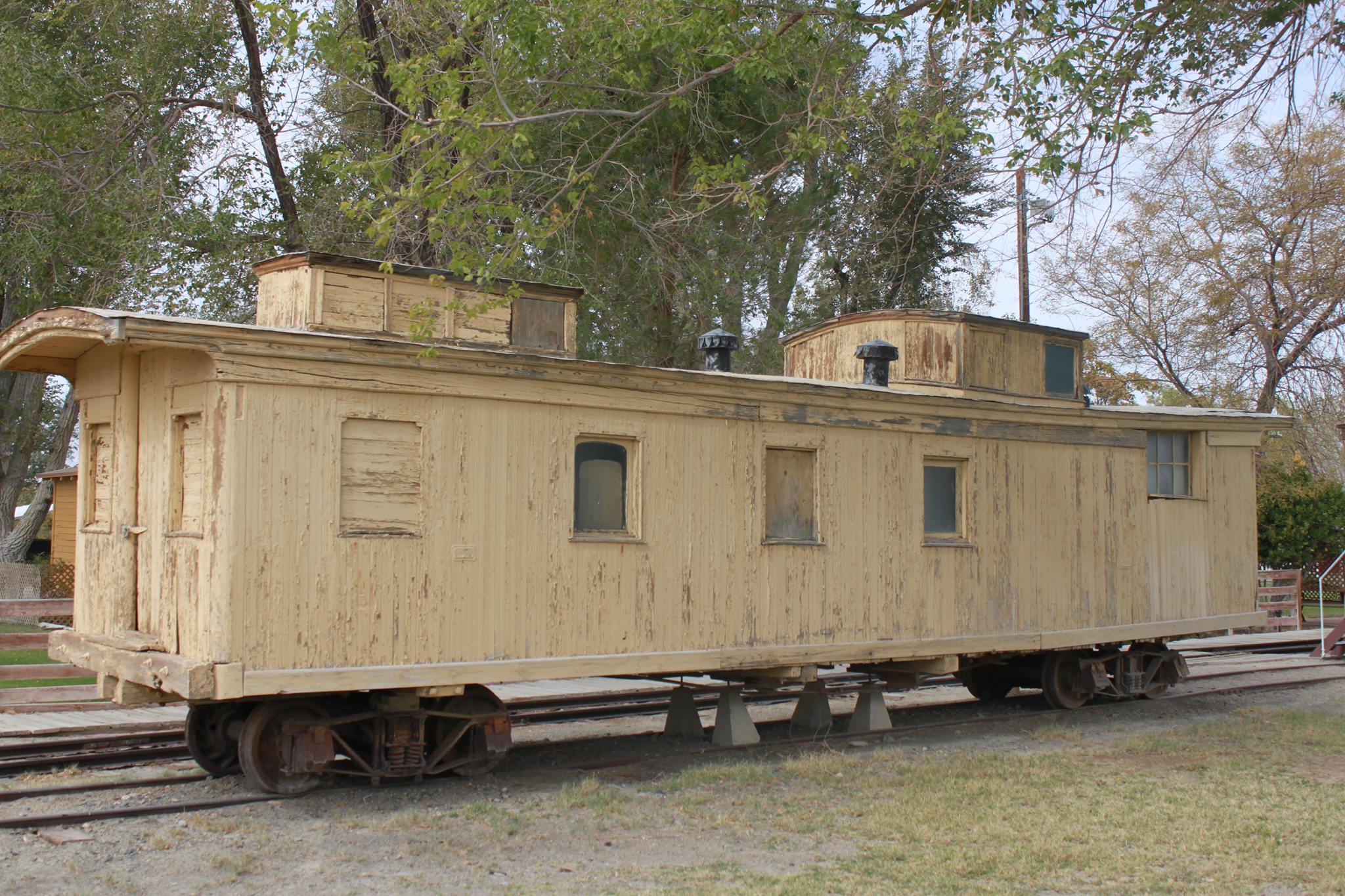 Caboose #1 at Laws, October 2014.