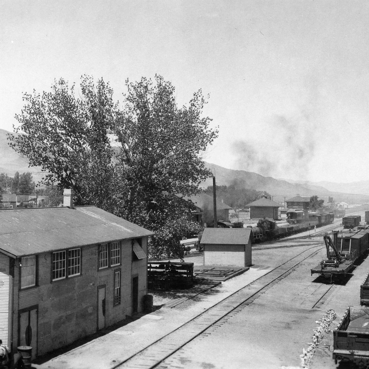 Mina yard from engine house