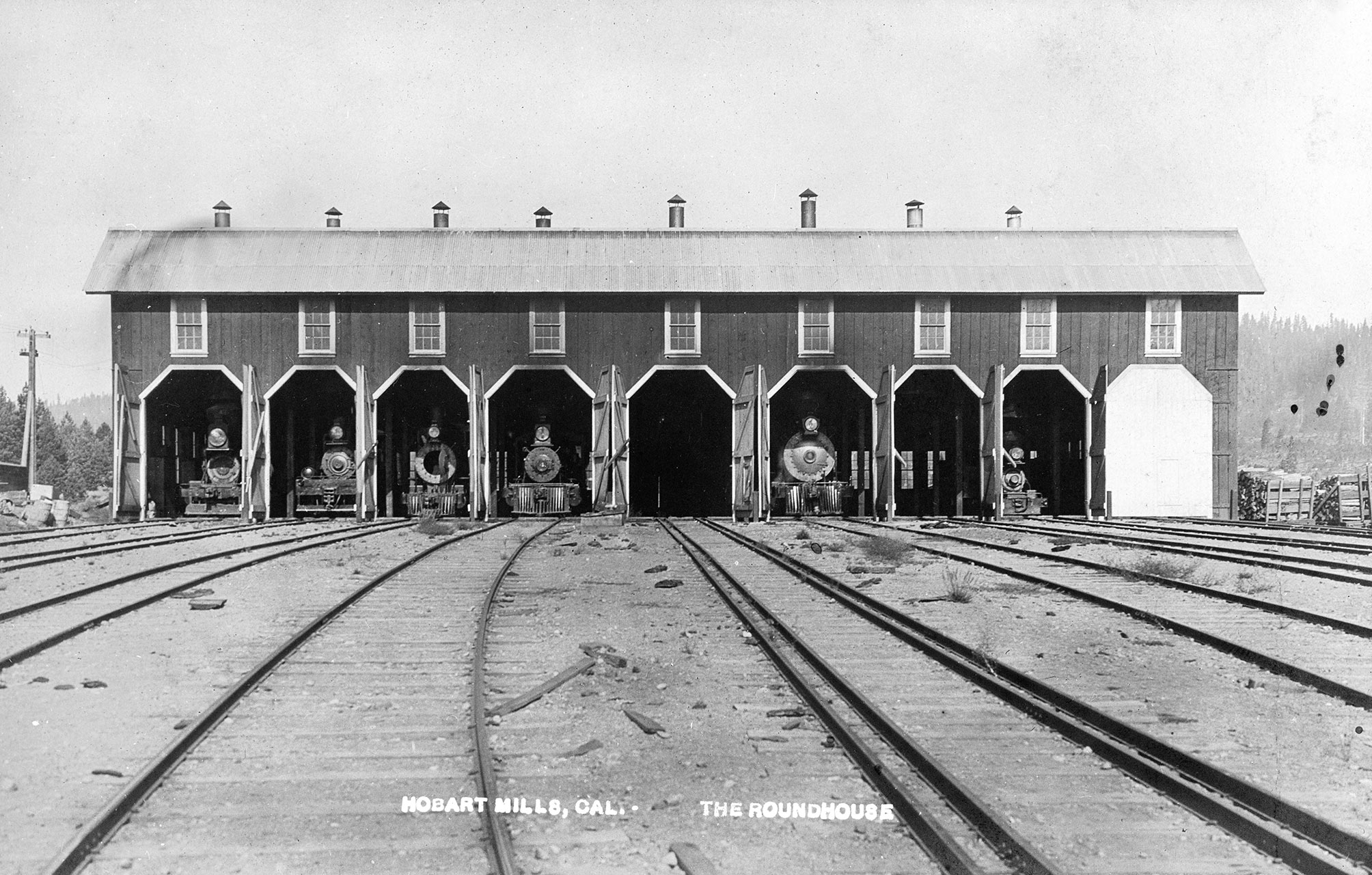 Hobart Mills Engine House Circa 1908.