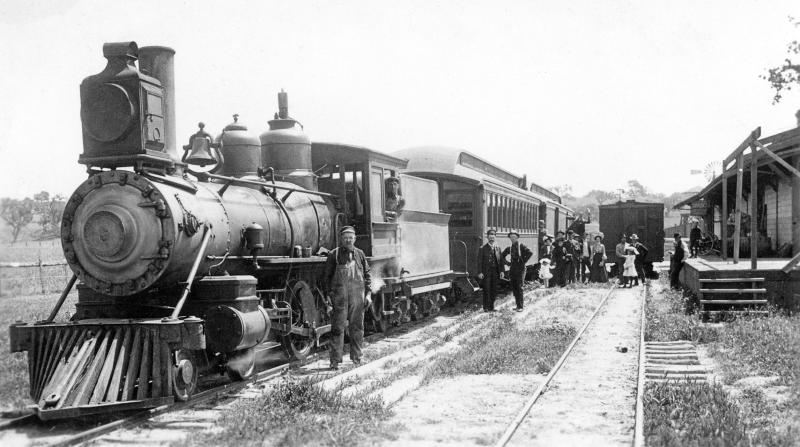 Pacific Coast #6 at Los Olivos ca. 1910.