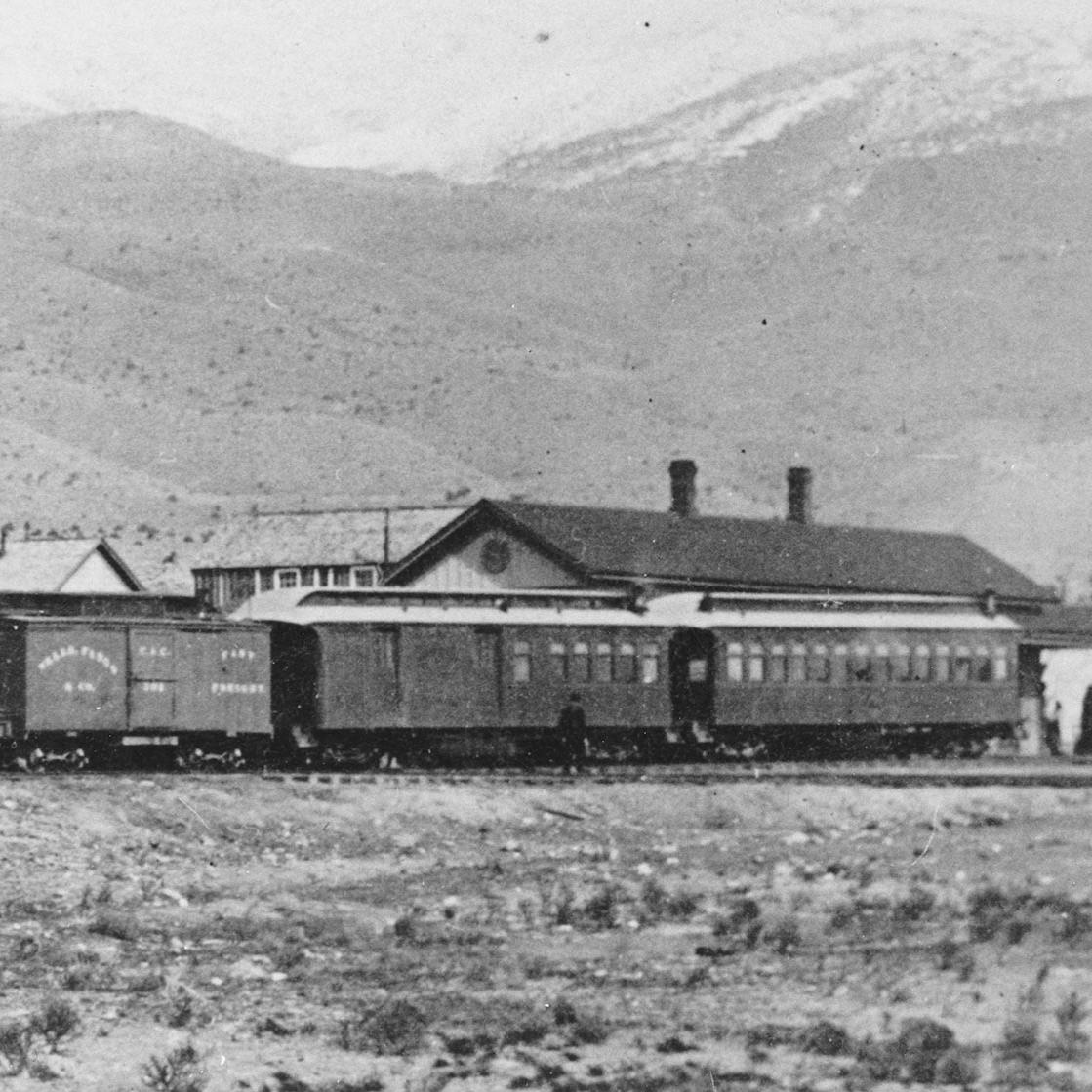 Train at Mound House ca. 1888