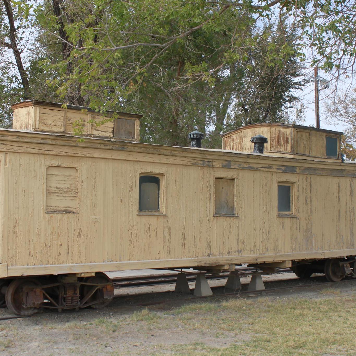 Caboose #1 at Laws, October 2014.