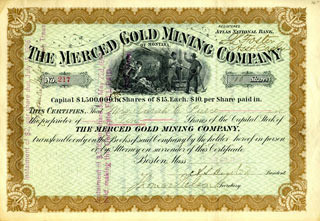 MGMCo. Stock Certificate