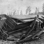 Passenger car #4, wreck 9/13/1896.