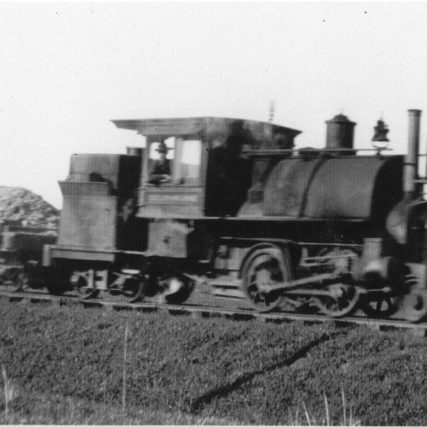 #1 (as a 2-4-4T) near Mills Orchard, unknown date.