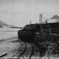 Coal chute at Nenana (transferring from standard to narrow gauge).