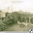 When the first railway coach came to Fairbanks