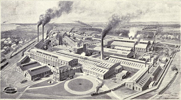 Brooks Locomotive Works Factory Engraving